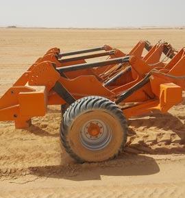 Photo of the Brock Deep Ripp in the North African desert